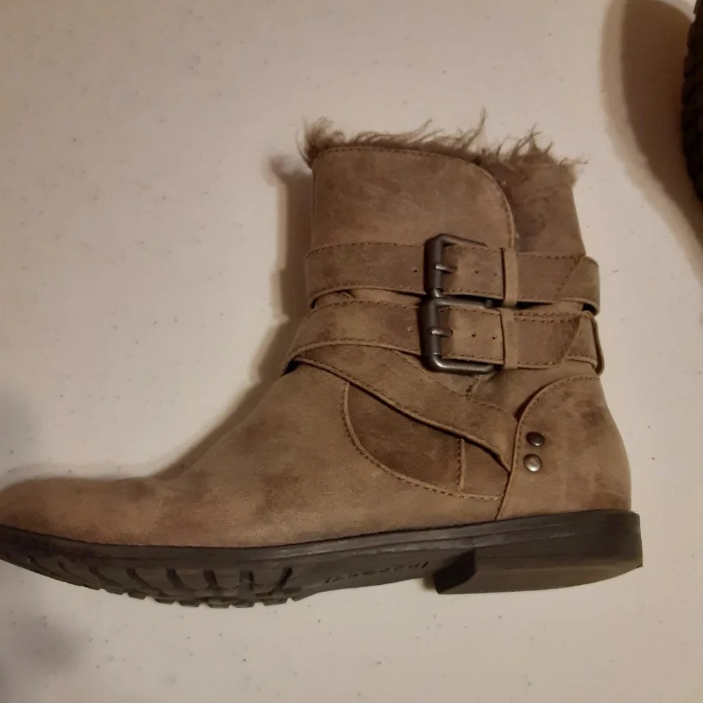 Report Suede & Faux Fur Boots